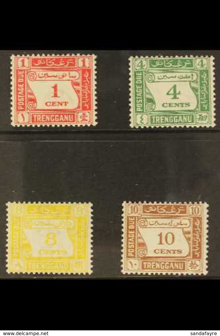 TRENGGANU POSTAGE DUE 1937 Complete Set, SG D1/4, Very Fine Mint. (4 Stamps) For More Images, Please Visit Http://www.sa - Andere & Zonder Classificatie