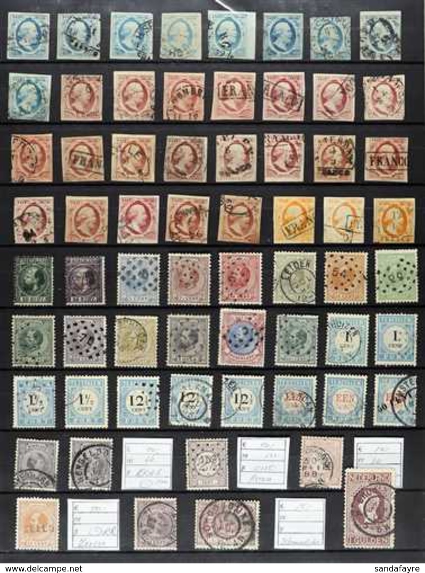 1862-1913 FINE USED SELECTION With Better Values And Some Postmark Interest. Comprises 1852-63 Imperf 5c (9), 10c (20) A - Andere & Zonder Classificatie