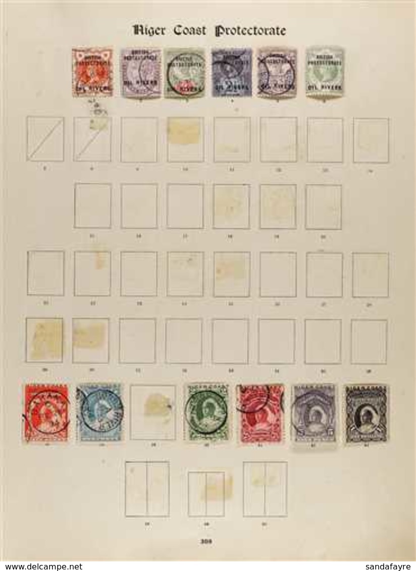 1892 - 1894 BALANCE OF AN OLD COLLECTION On An SG "Imperial" Album Page & A Hagner Stock Page Of The Stamps Without Surc - Andere & Zonder Classificatie