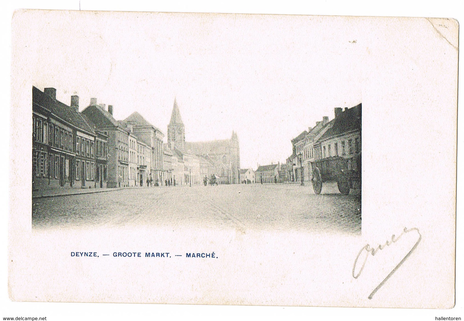 Deinze: Groote Markt( 2 Scans) - Deinze