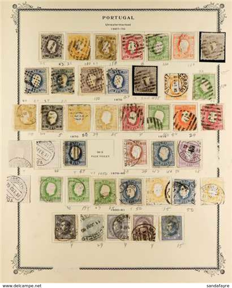 1867-1905 OLD TIME USED COLLECTION CAT £4200+ 1867-1910 OLD TIME USED COLLECTION Presented Somewhat Haphazardly On Print - Sonstige & Ohne Zuordnung