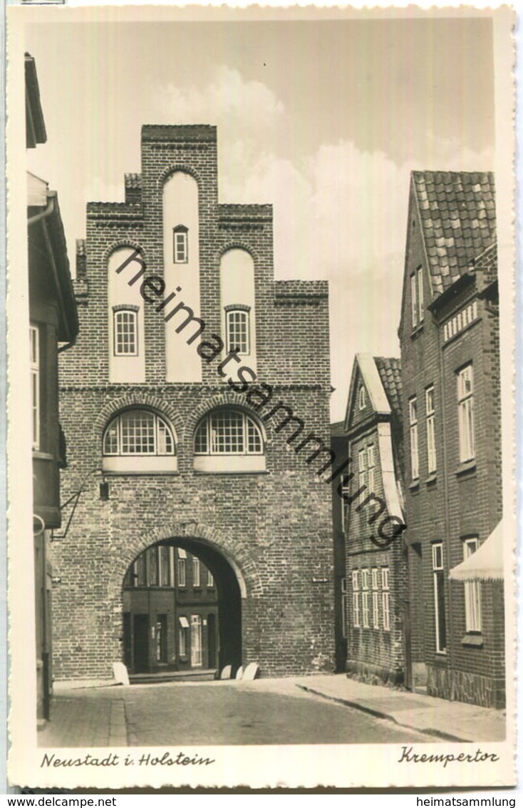 Neustadt-Holstein - Kremper Tor - Foto-Ansichtskarte - Verlag Hans Andres Hamburg 40er Jahre - Neustadt (Holstein)