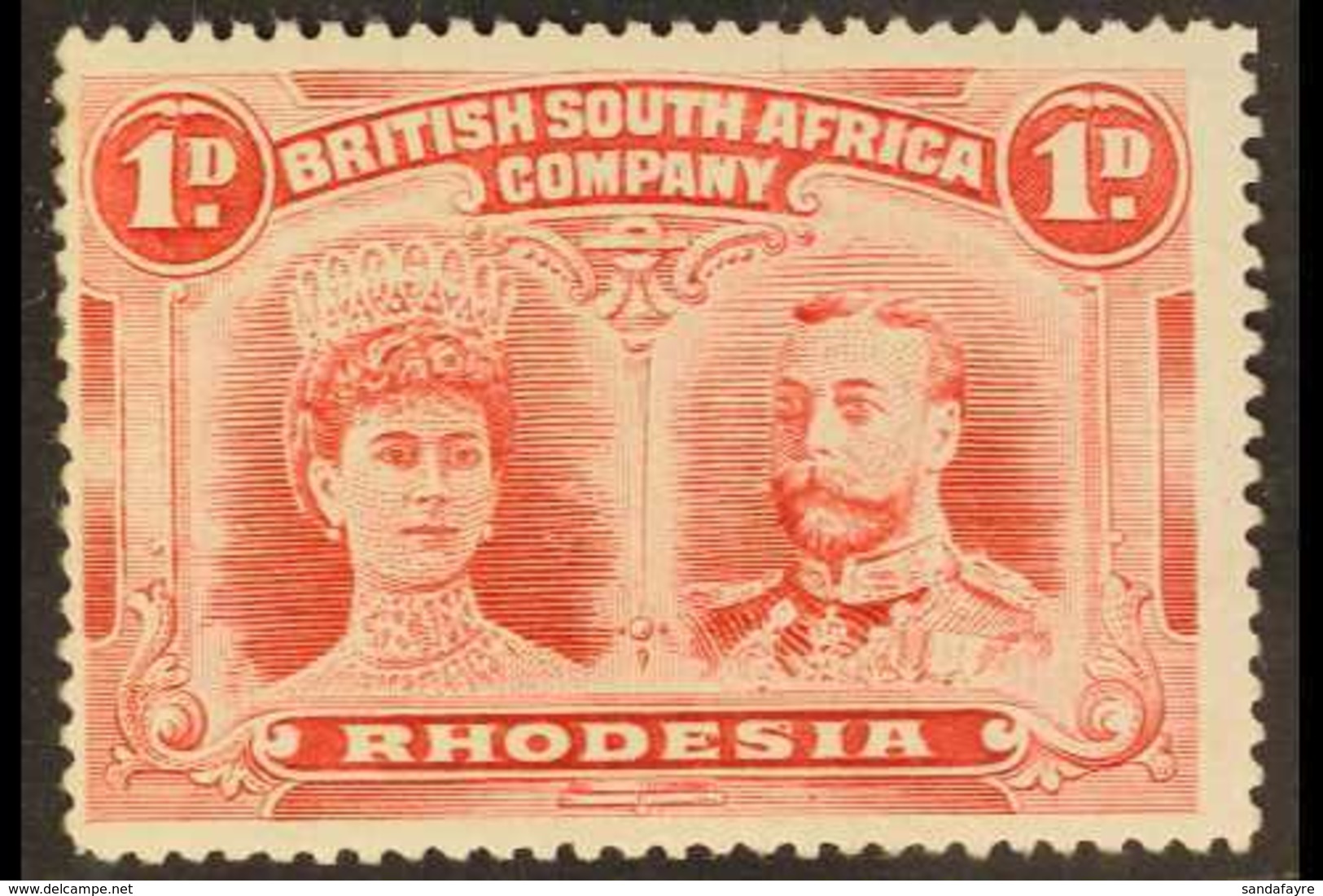 1910-13 1d Carmine Double Heads Perf 15, SG 170, Mint, Centred To Left, Very Fresh. For More Images, Please Visit Http:/ - Andere & Zonder Classificatie