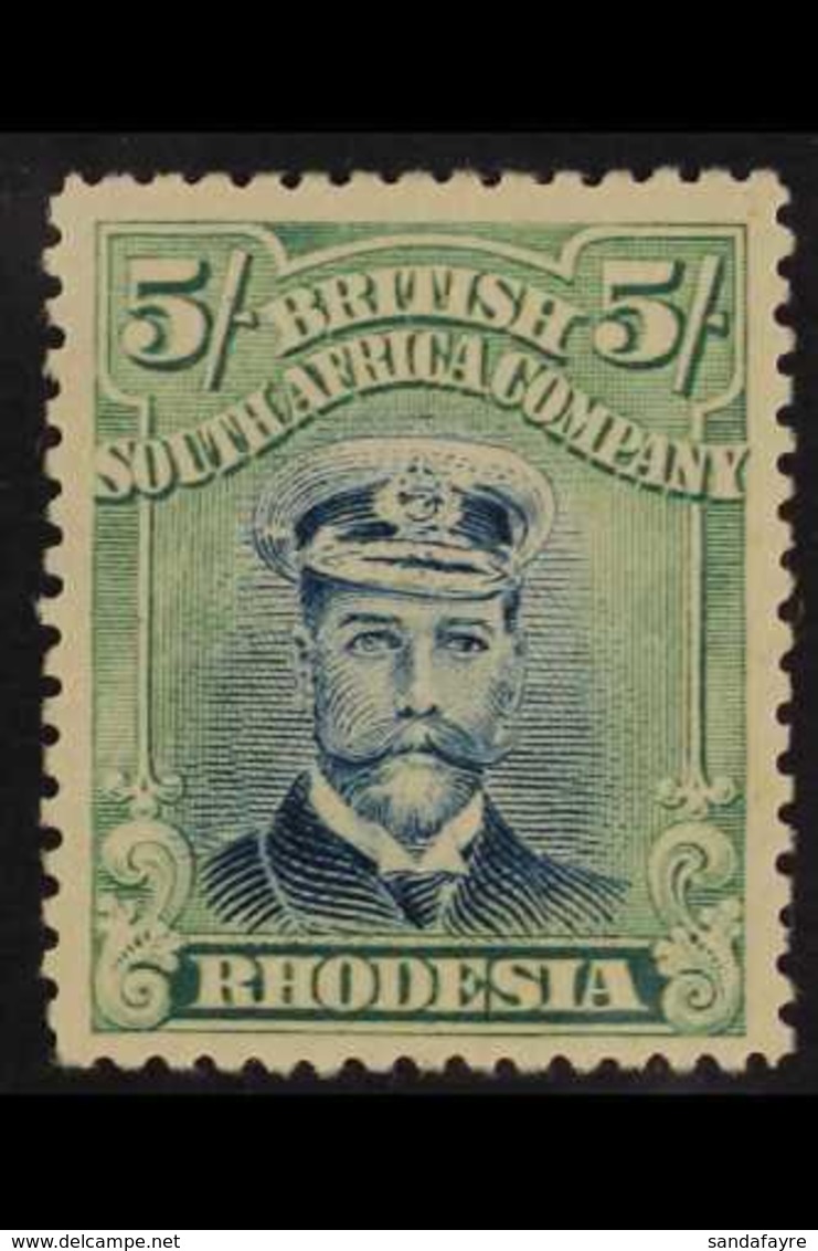 1913 - 19 5s Blue And Blue Green, Admiral, Head Die III, Perf 14, SG 275, Very Fine Mint. For More Images, Please Visit  - Andere & Zonder Classificatie