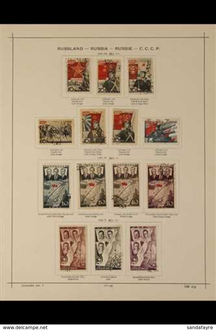 1937-1941 COMPREHENSIVE VERY FINE USED COLLECTION On Pages, All Different, Highly Complete For The Period, Includes 1938 - Andere & Zonder Classificatie