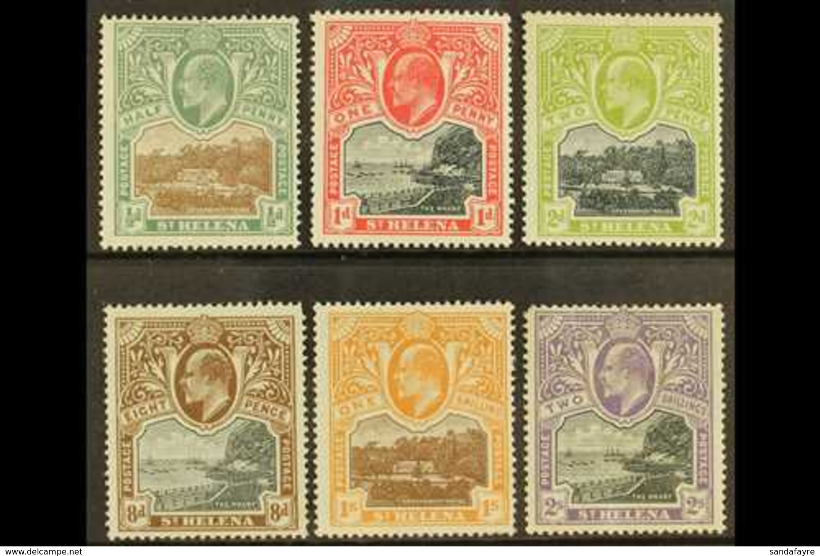 1903 Definitive Set, SG 55/60, Mint With Some Small Faults (6 Stamps) For More Images, Please Visit Http://www.sandafayr - Sint-Helena