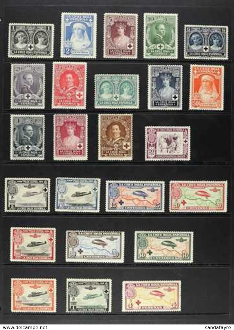 1926 Red Cross (Postage, Air And Express) Complete Set (Edifil 325/48, Scott B1/18, CB1/5 & EB1, SG 394/E417), Very Fine - Andere & Zonder Classificatie