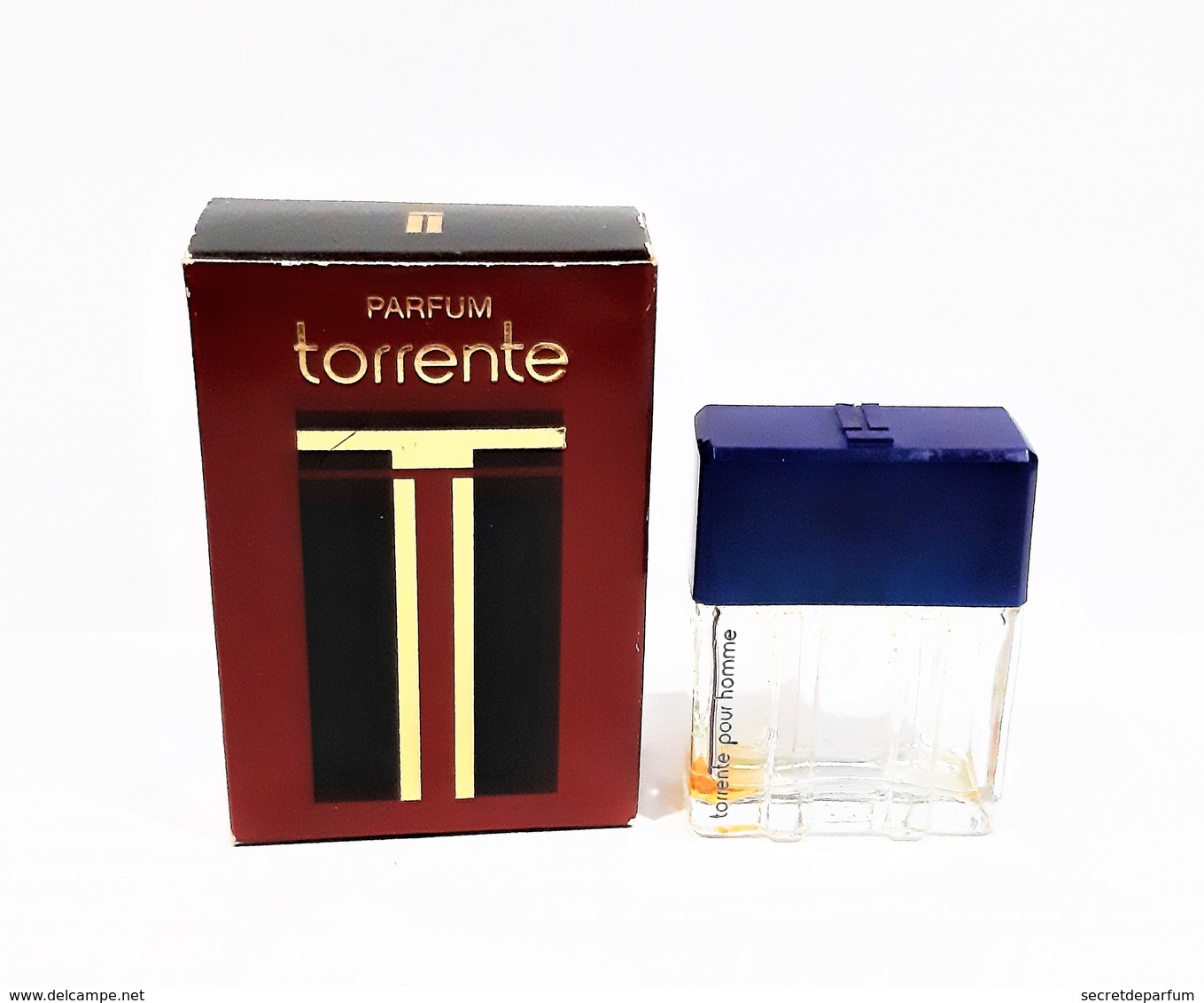 Miniatures De Parfum      TORRENTE POUR HOMME VIDE De  TORRENTE         + Boite - Miniatures Hommes (avec Boite)