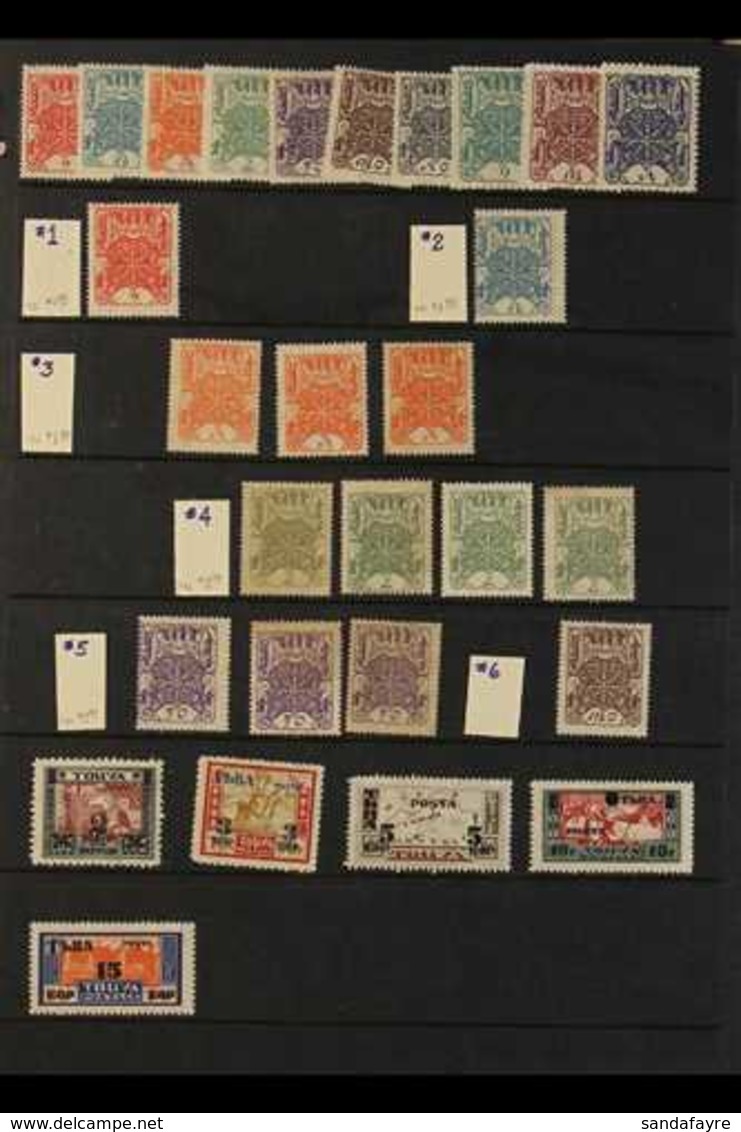 1926-1936 MINT & USED ACCUMULATION On Pages, Includes 1926 Set Mint, 1932 Surcharges Set (ex 1k On 4k) Mint, Extensive 1 - Touva