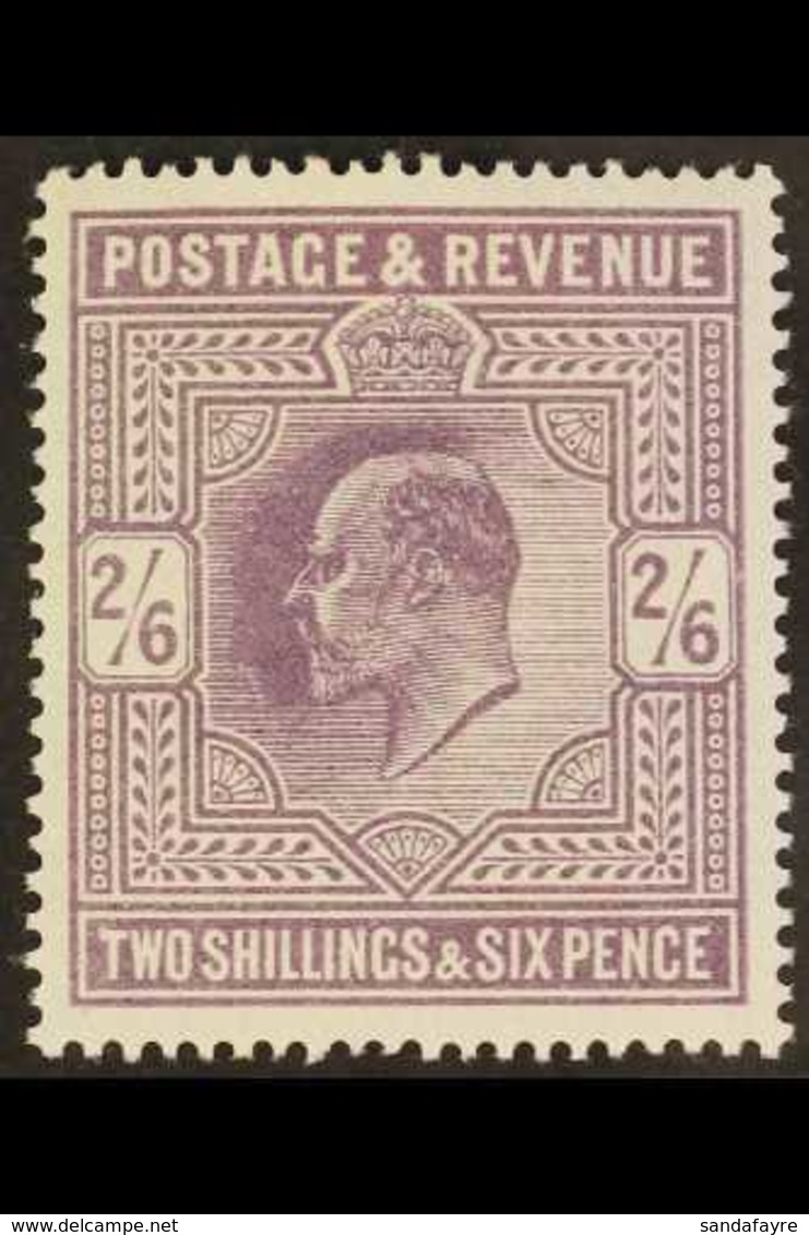 1911 2s 6d Dull Greyish Purple, Somerset House Printing, Ed VII, SG 315, Superb, Well Centered Mint. Scarce Stamp. For M - Zonder Classificatie