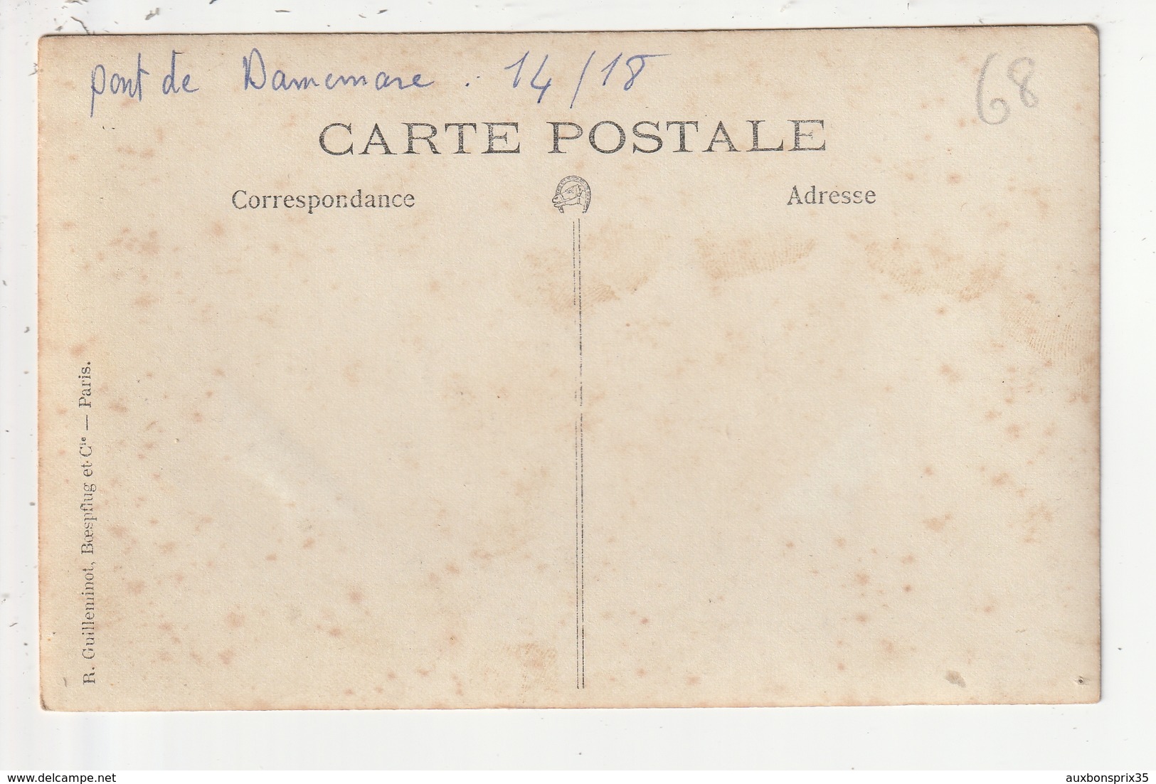 CARTE PHOTO - DANNEMARIE - PONT - 1914/1918 - 68 - Dannemarie