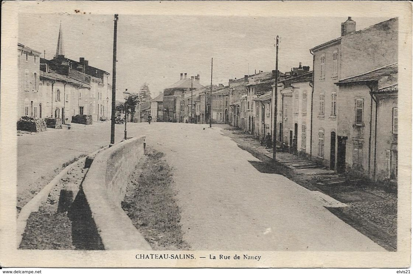 CHATEAU SALINS La Rue De Nancy - Chateau Salins