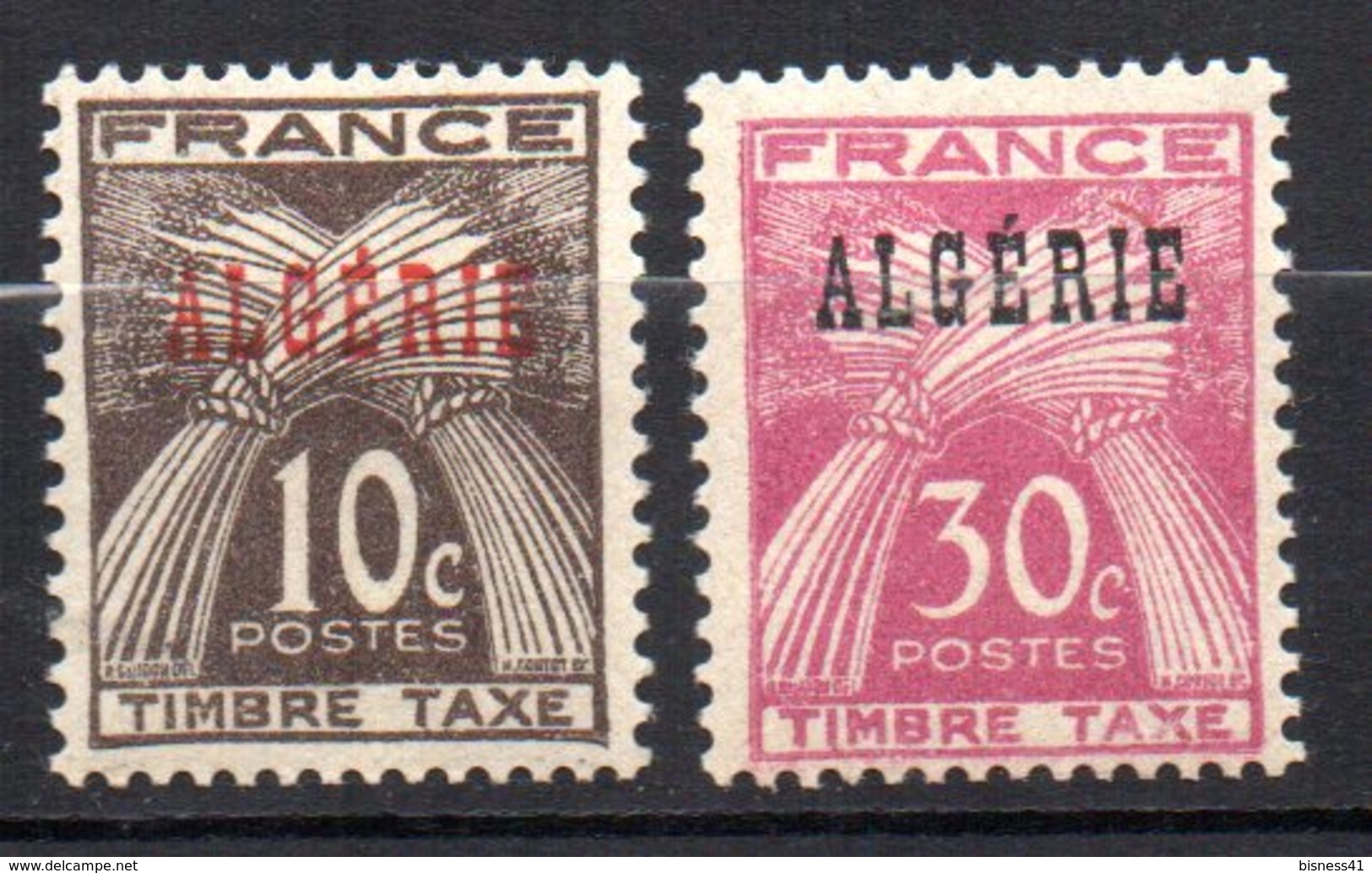 Col17  Colonie Algérie Taxe N° 33 & 34  Neuf XX MNH Cote 1,40€ - Impuestos