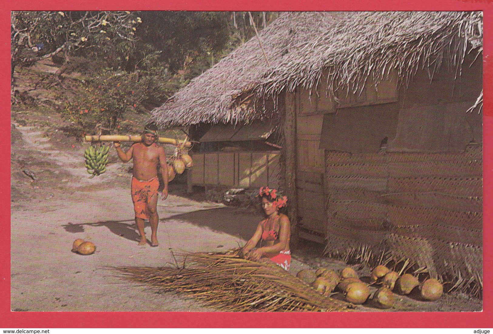 CPM-TAHITI - La Vie Qotidienne - Animation-Photo A. Giau , Papeete SUP *2 SCANS - Tahiti