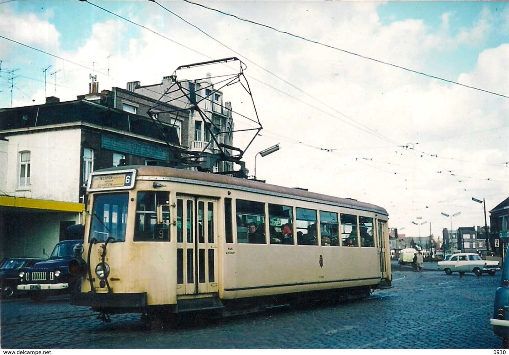 ANTWERPEN MERKSEM" TRAMLIJN 61 NMVB-ANTWERPEN SCHOTEN" - Autres & Non Classés