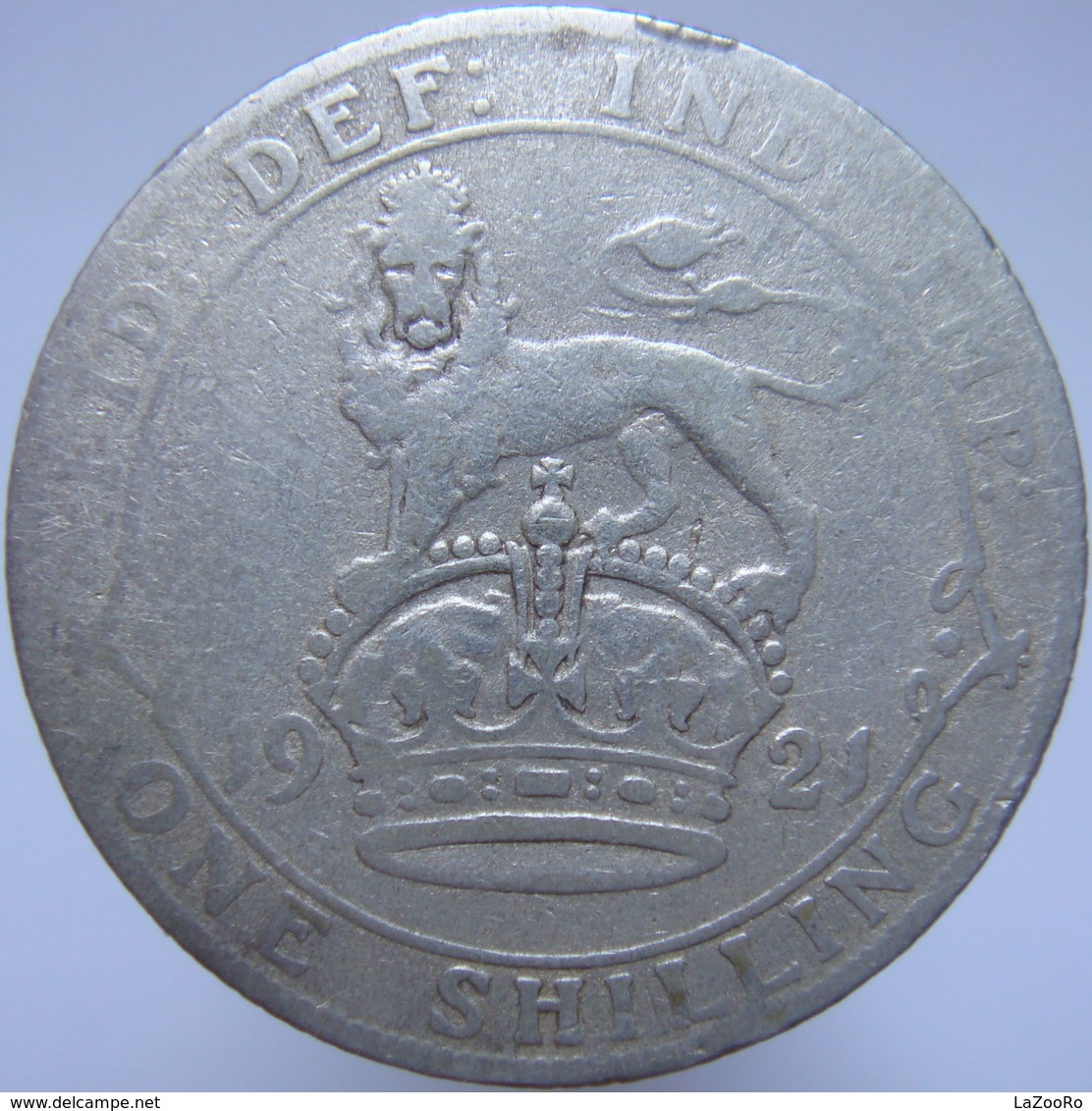 LaZooRo: Great Britain 1 Shilling 1921 F - Silver - I. 1 Shilling