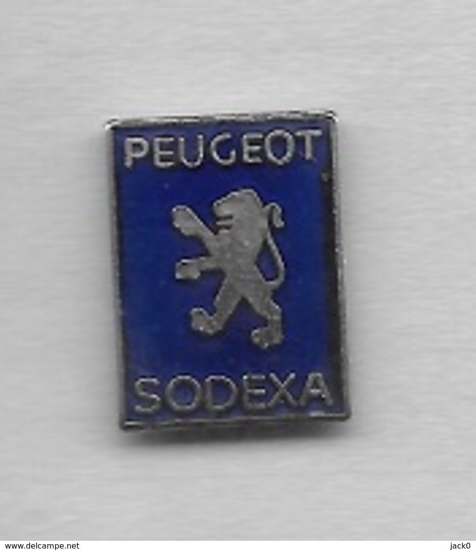 Pin's  Automobile  PEUGEOT  SODEXA - Peugeot