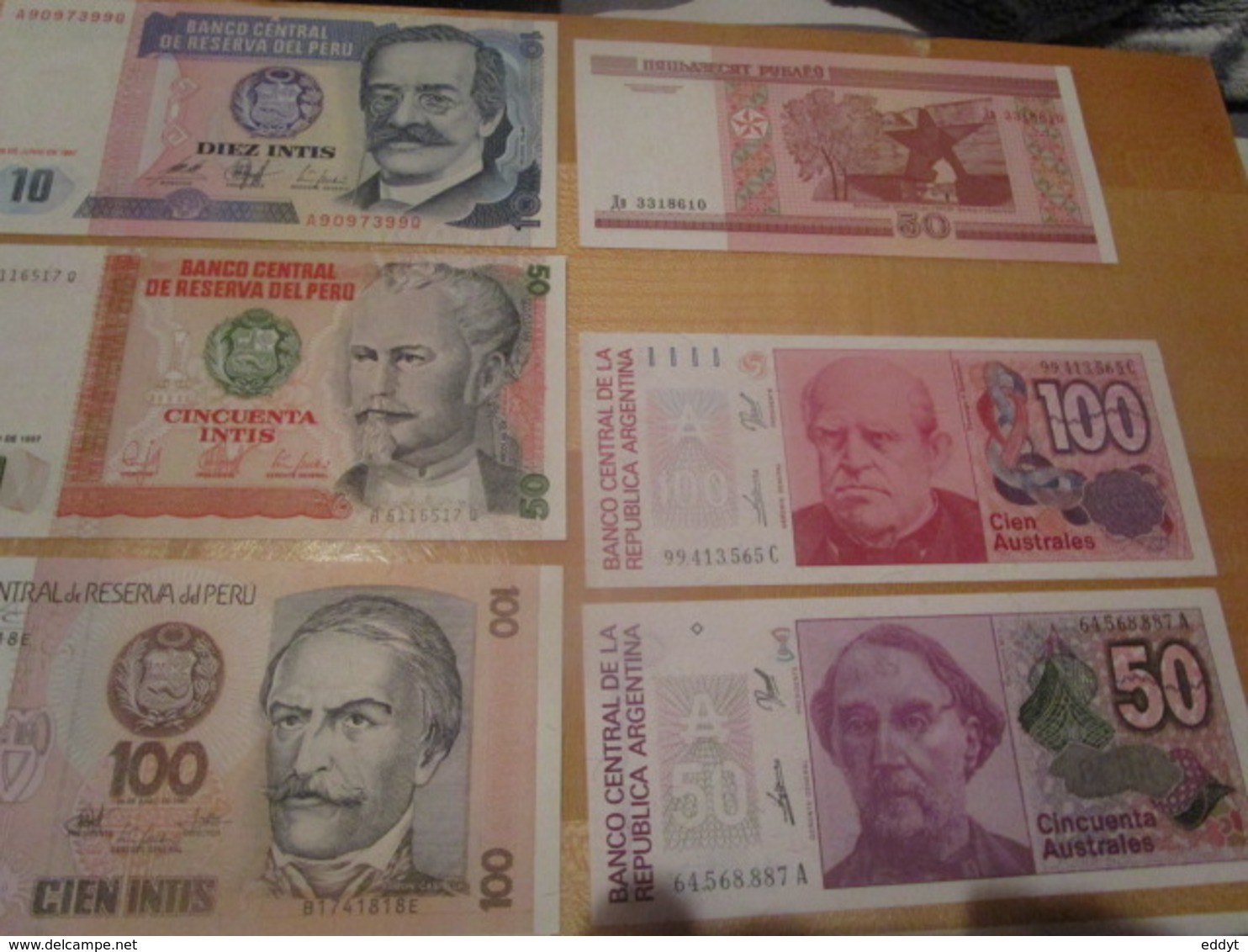 LOT De 10 Billets (ARGENTINE - PEROU) Neufs - Mezclas - Billetes