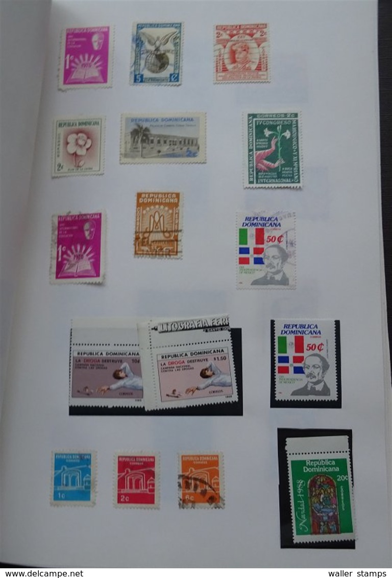 Lot With World Stamps In Albums FREE SCHIPPING IN THE EUROPEAN UNION