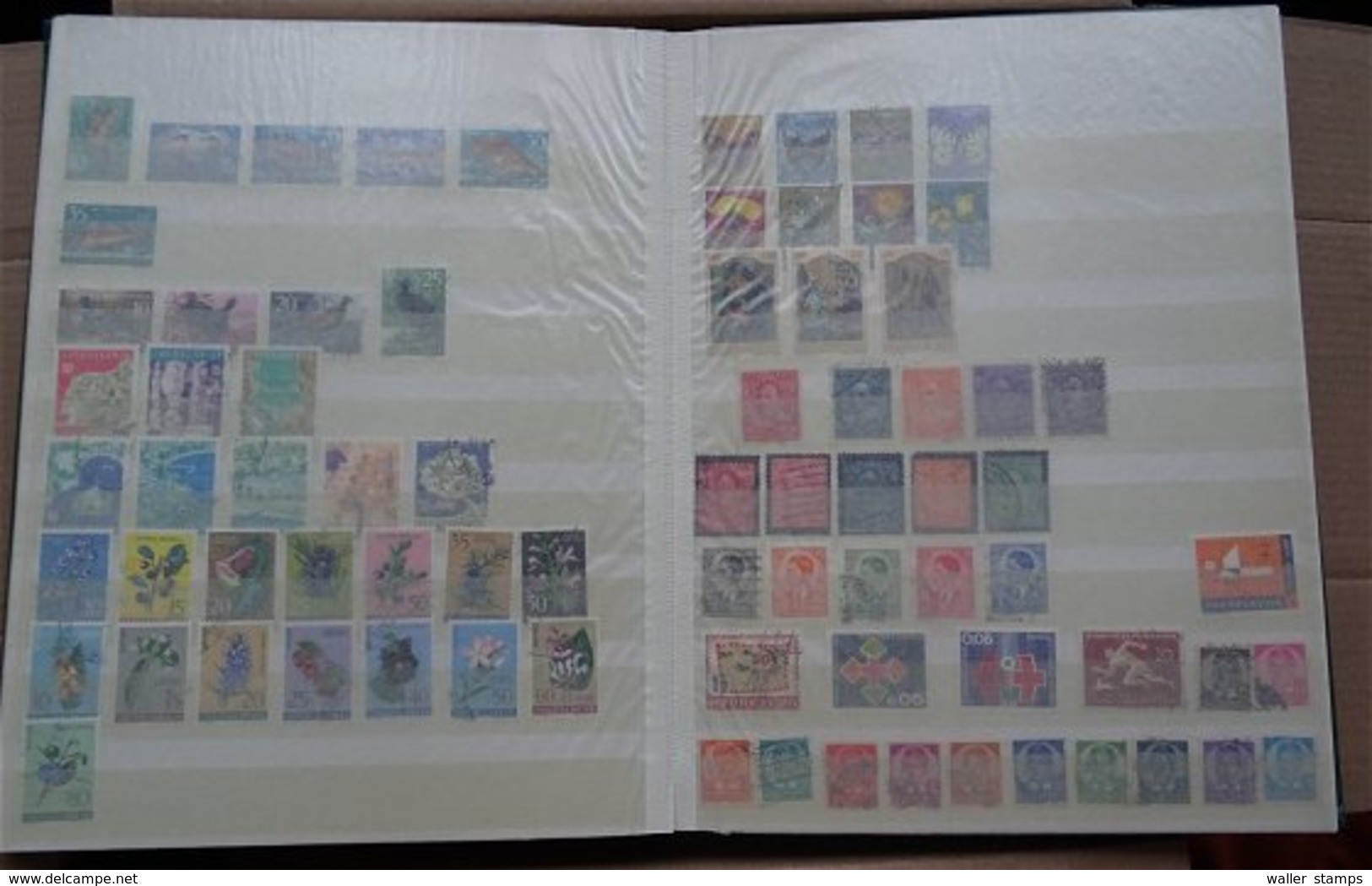 Lot With World Stamps In Albums FREE SCHIPPING IN THE EUROPEAN UNION