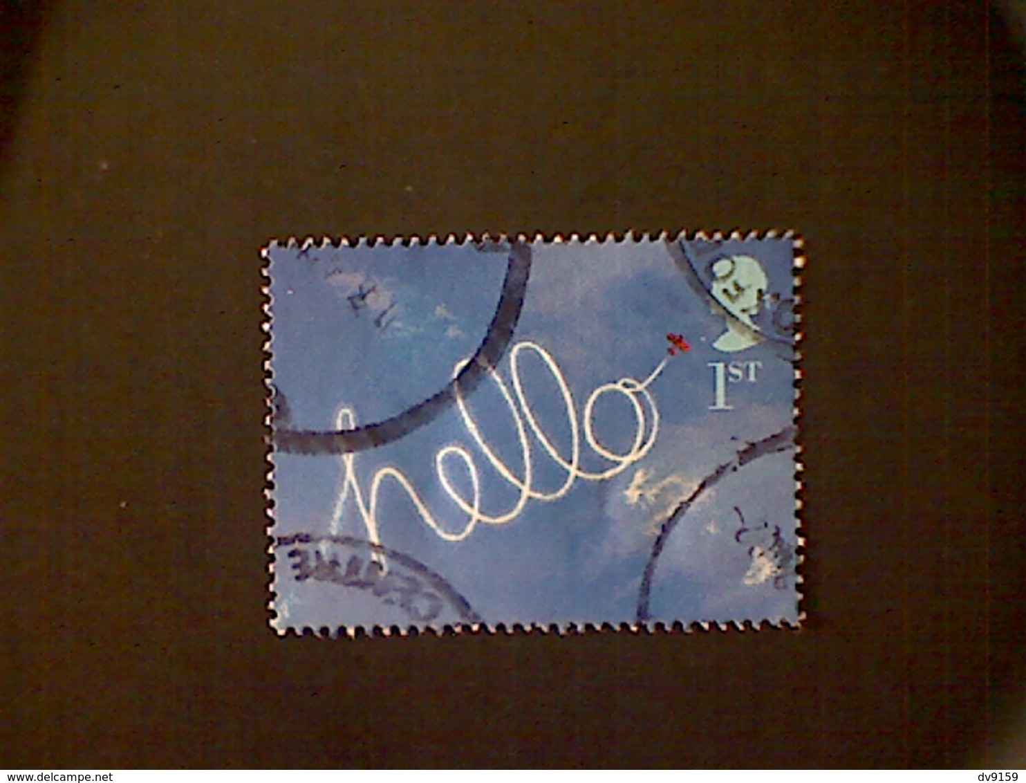 Great Britain, Scott #2025, Used (o), 2003, Greetings Stamp: Hello, 1st, Multicolored - Used Stamps