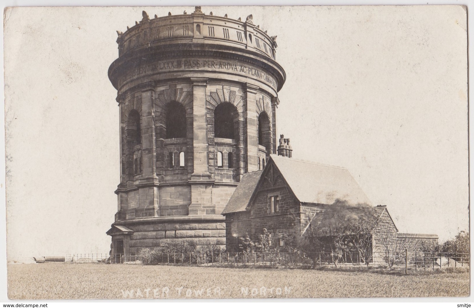 NORTON SUFFOLK WATER TOWER - REAL PHOTO POSTCARD RPPC PUBL. BY TONGE LATCHFORD - Other & Unclassified