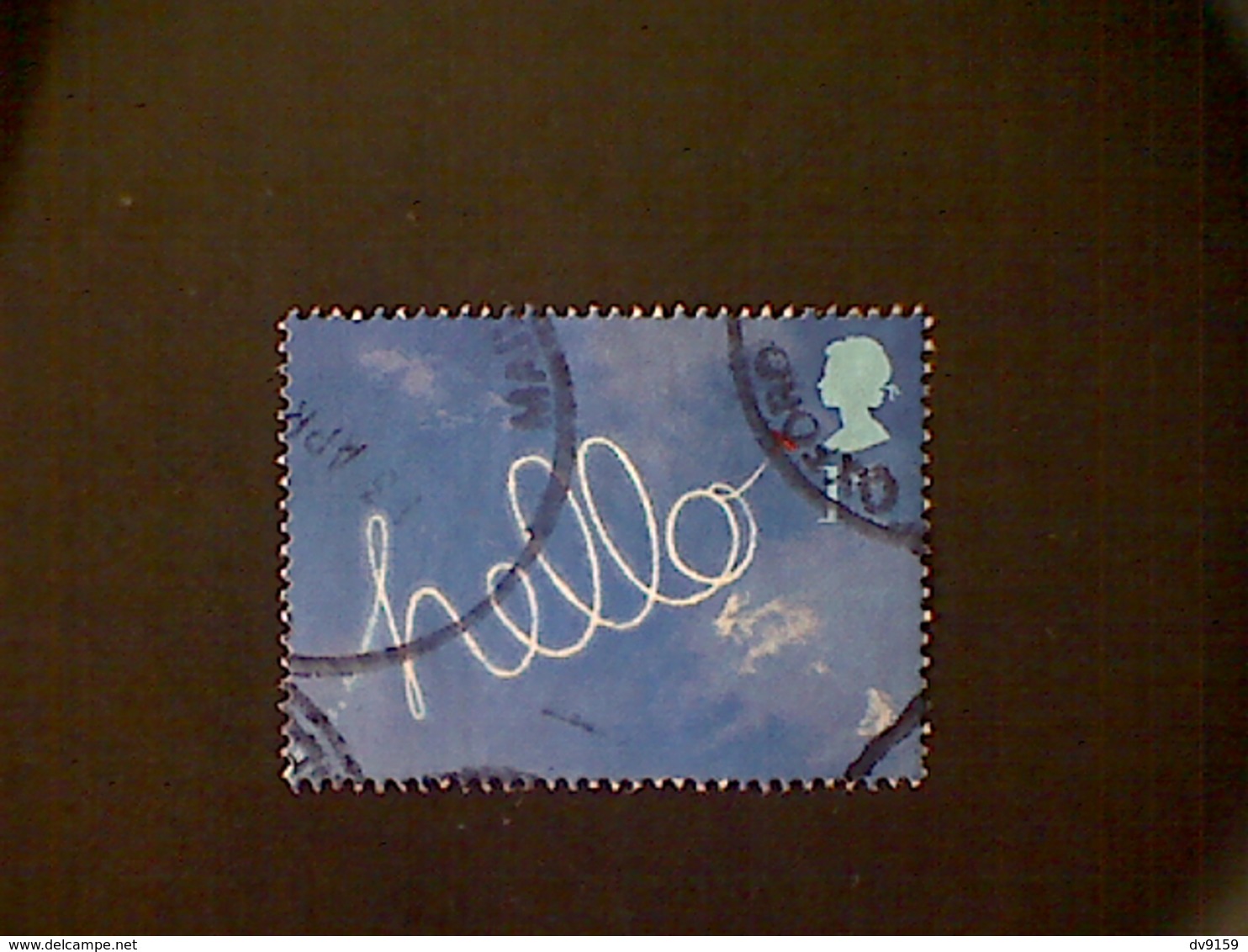 Great Britain, Scott #2025, Used (o), 2003, Greetings Stamp: Hello, 1st, Multicolored - Used Stamps