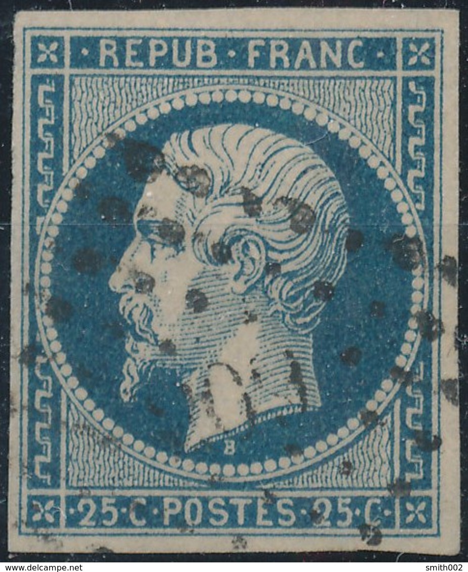 FRANCE - 1852, Yt 10, 25c, Louis-Napoleon, Oblitére - 1852 Louis-Napoleon