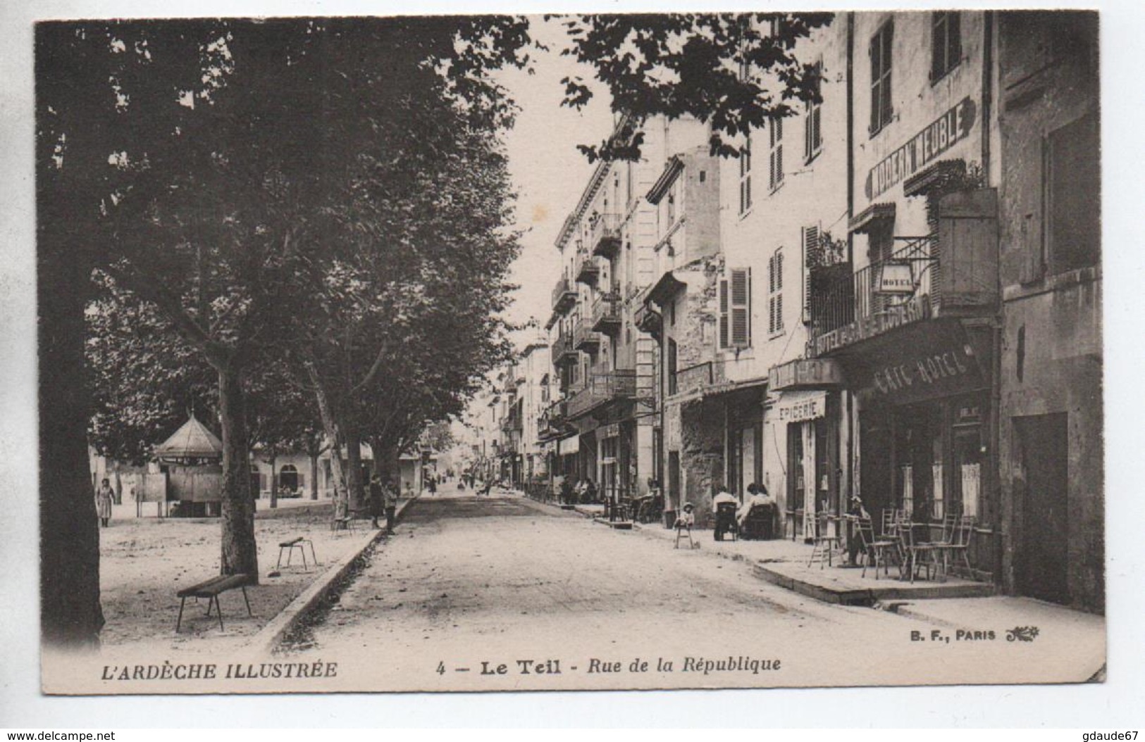 LE TEIL (07) - RUE DE LA REPUBLIQUE - Le Teil