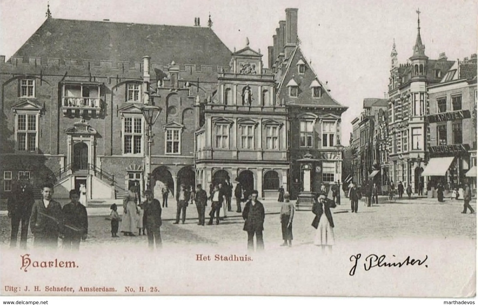 HAARLEM Stadhuis. Gelopen In 1901 - Haarlem