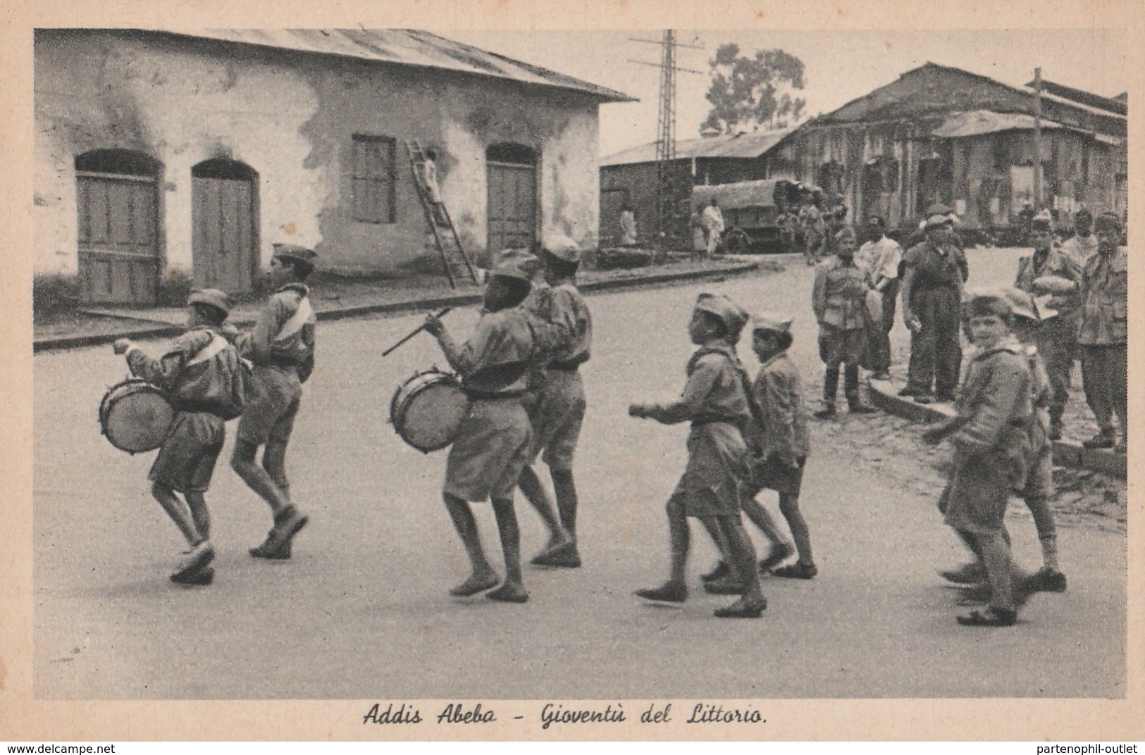 Cartolina - Postcard / Non  Viaggiata - Unsent /  Adis Abeba, Gioventù Del Littorio. - Patriotiques