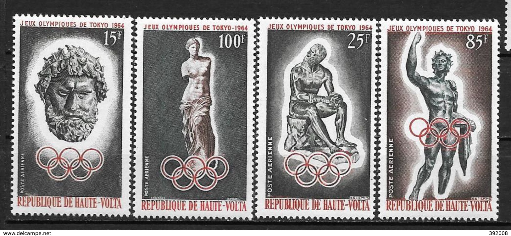 PA - 1964 - N°14 à 17**MNH - Jeux Olympiques De Tokyo - Haute-Volta (1958-1984)