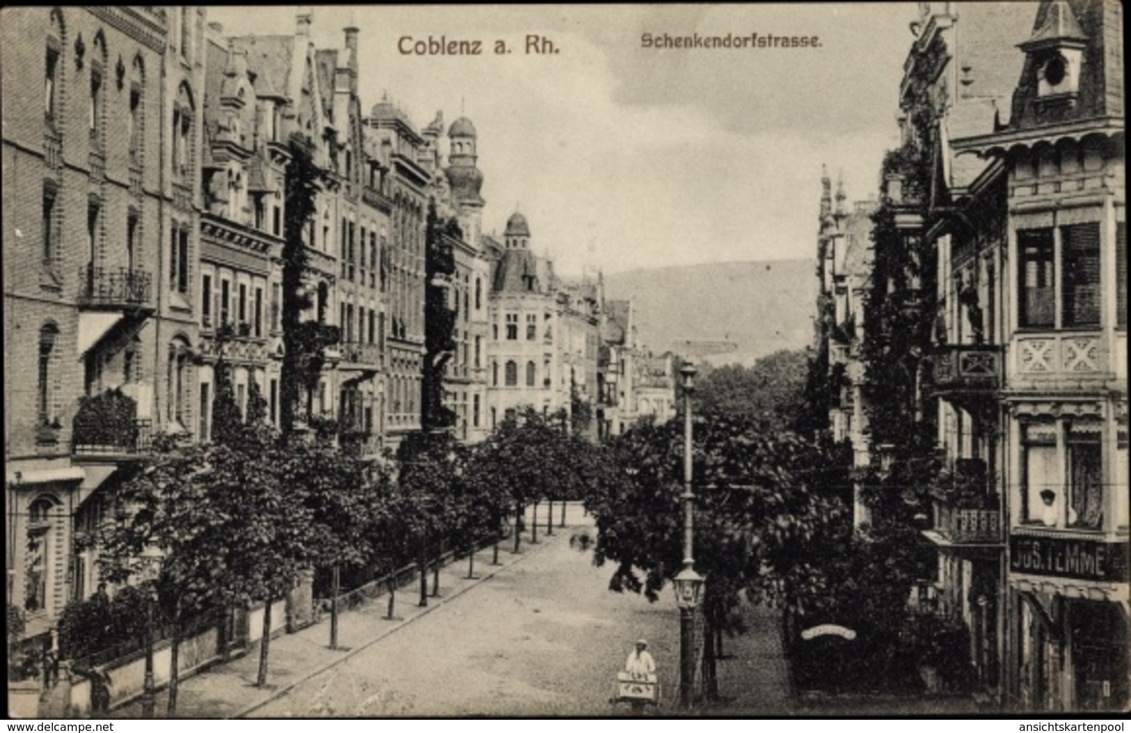 Cp Koblenz In Rheinland Pfalz, Partie An Der Schenkendorf Straße - Autres & Non Classés