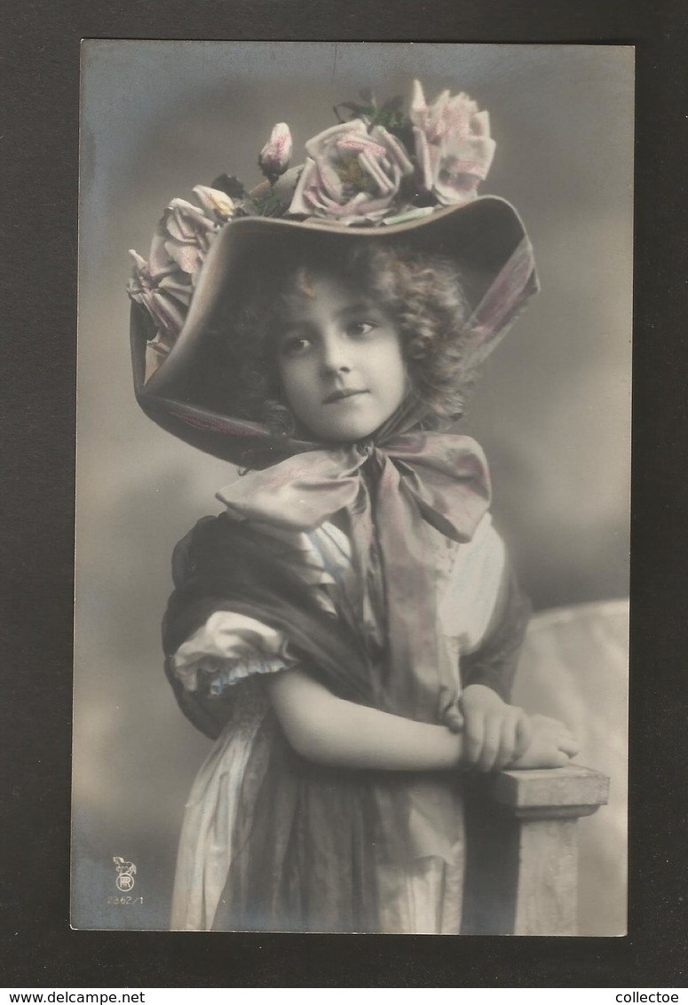 Beautiful Girl 1910s Postcard Grete Reinwald With Fashion Hat - Portraits