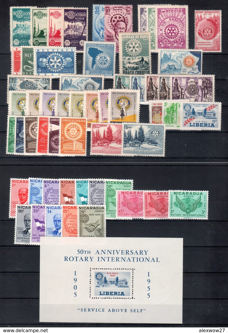 1955 -- ROTARY CLUB 50° ANNIVERSARIO -- ** MNH / VF - Rotary Club