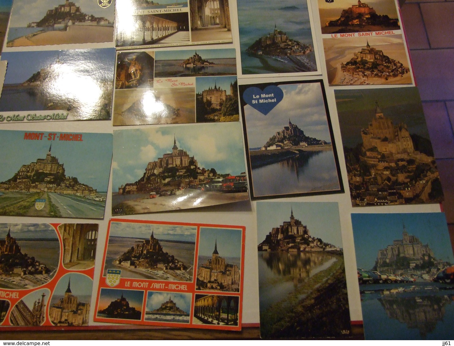 MONT SAINT MICHEL COLLECTION 357 CARTES POSTALES 235 CPA 12 CPSM 1 BOITE FER DE LA MERE POULARD 11 CARNETS LIVRES37 SCAN