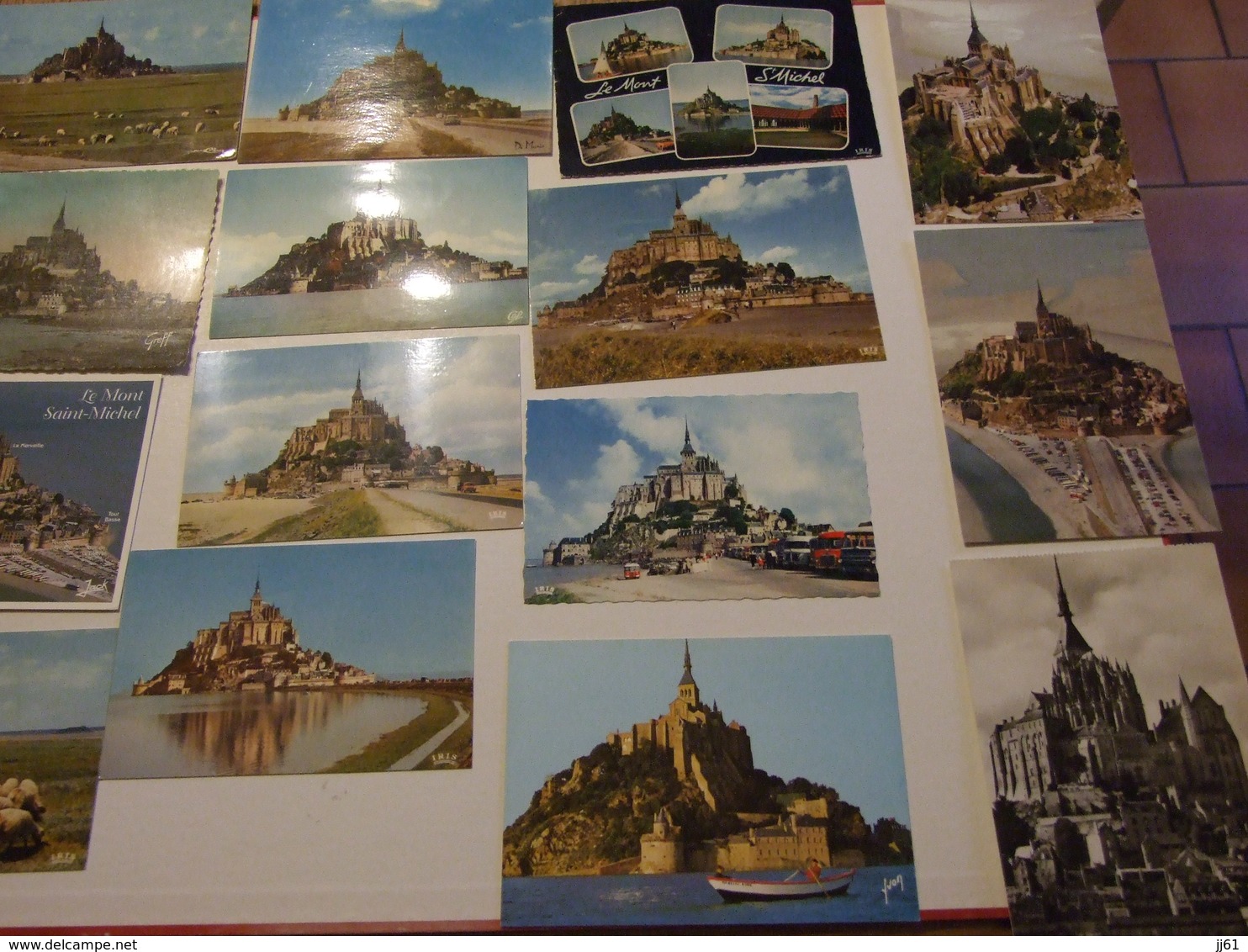 MONT SAINT MICHEL COLLECTION 357 CARTES POSTALES 235 CPA 12 CPSM 1 BOITE FER DE LA MERE POULARD 11 CARNETS LIVRES37 SCAN