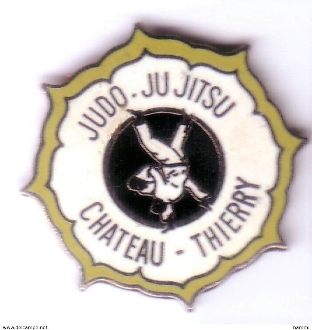 C78 Pin's JUDO JU JITSU CHATEAU THIERRY MARNE Qualité EGF Achat Immédiat - Judo