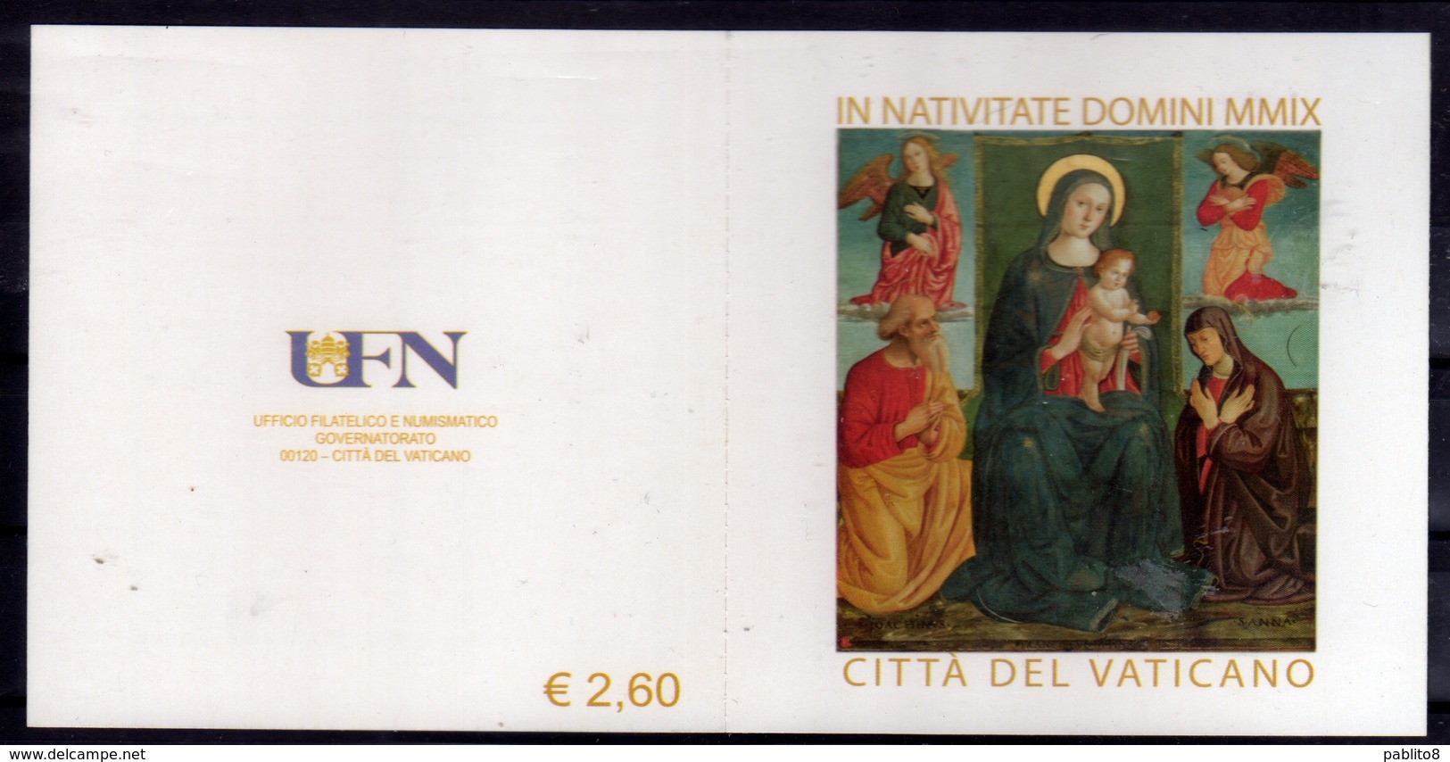CITTÀ DEL VATICANO VATICAN VATIKAN 2009 NATALE CHRISTMAS NOEL WEIHNACHTEN € 0,65 LIBRETTO NUOVO UNUSED MNH - Libretti