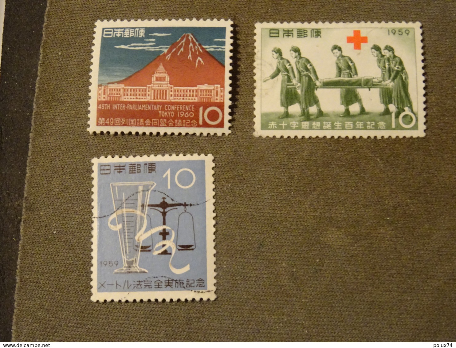 JAPON  Timbres Lot 1959-60 - Altri & Non Classificati