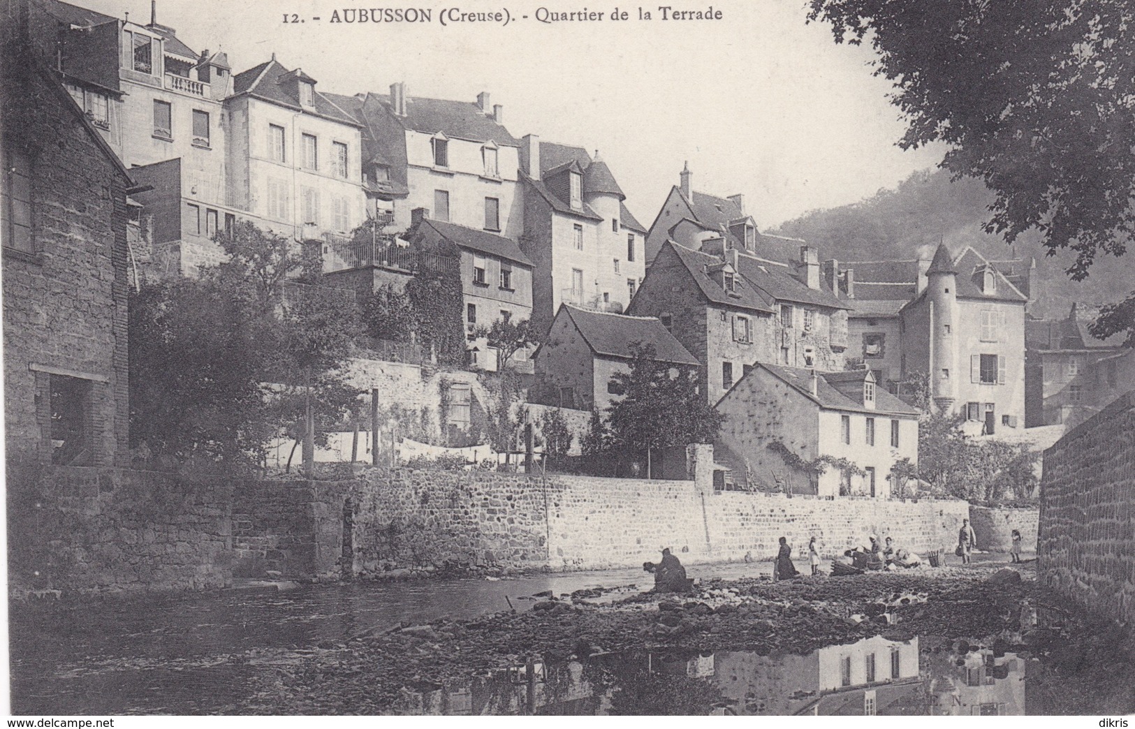 23-AUBUSSON- QUARTIER DE LA TERRADE-ANIMÉE - Aubusson