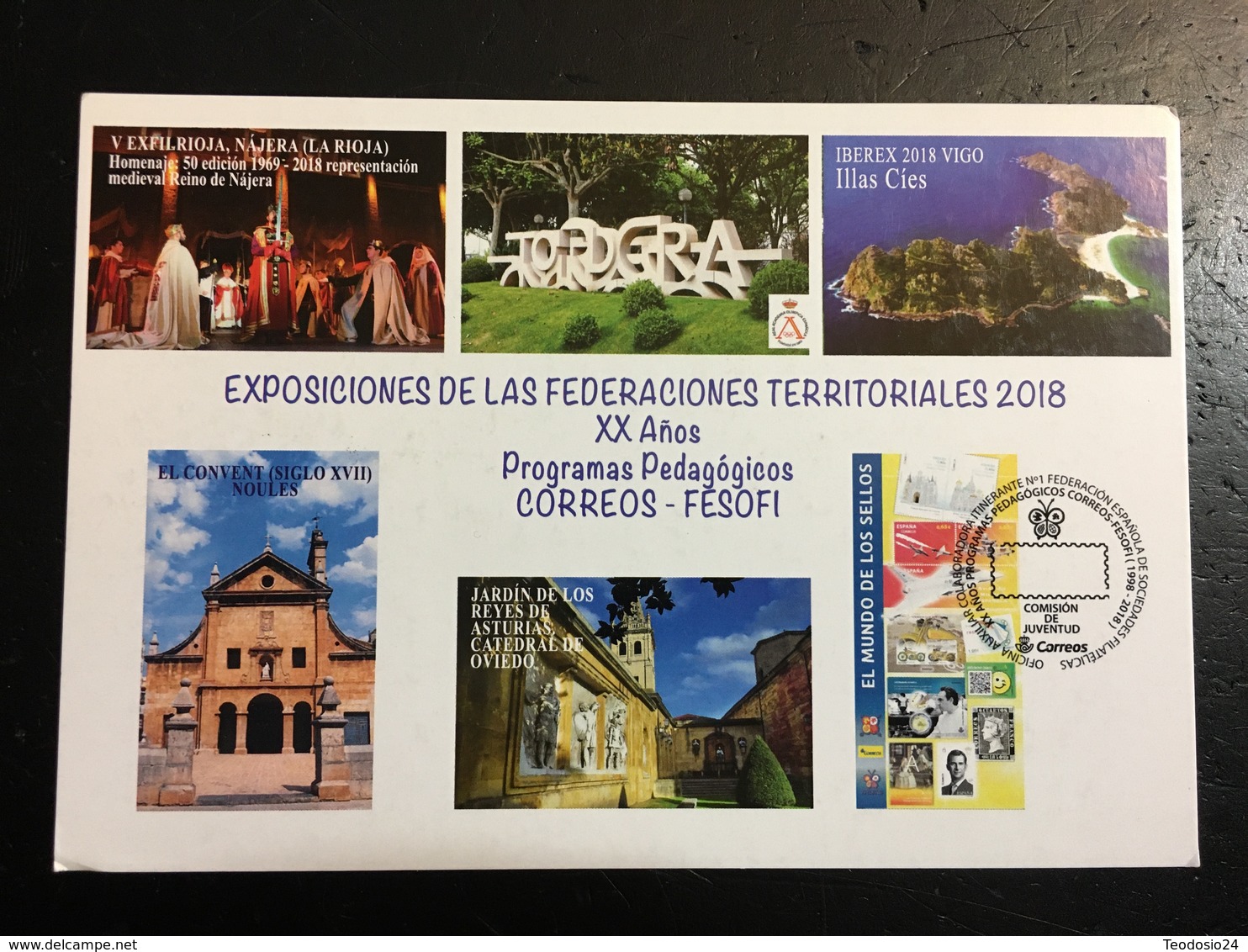 ESPAÑA 2018 IX EXFILCAT TORDERA - Cartas & Documentos