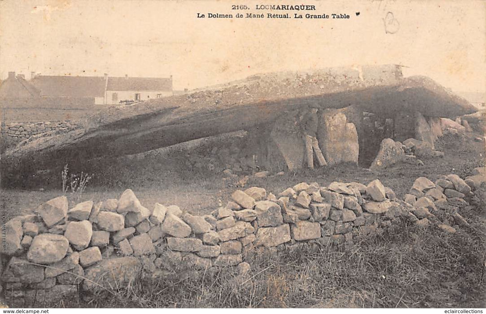 Locmariaquer       56       Dolmen De Mané Rétual.  La Grande Table         (voir Scan) - Locmariaquer