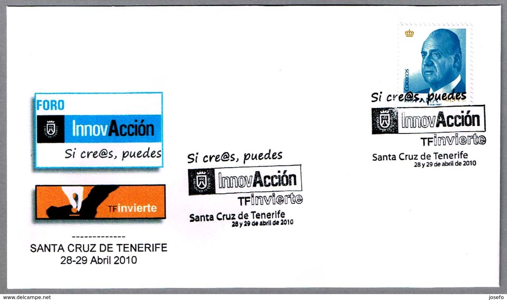 FORO INNOVACION Y TFINVIERTE. Santa Cruz Tenerife, Canarias, 2010 - Cartas & Documentos