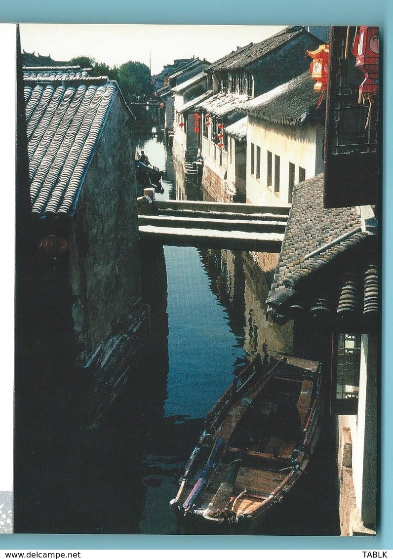 0570 - CHINA - ZHOU ZHUANG - BOOK WITH 12 UNUSED POSTCARDS (see Scans) - Chine