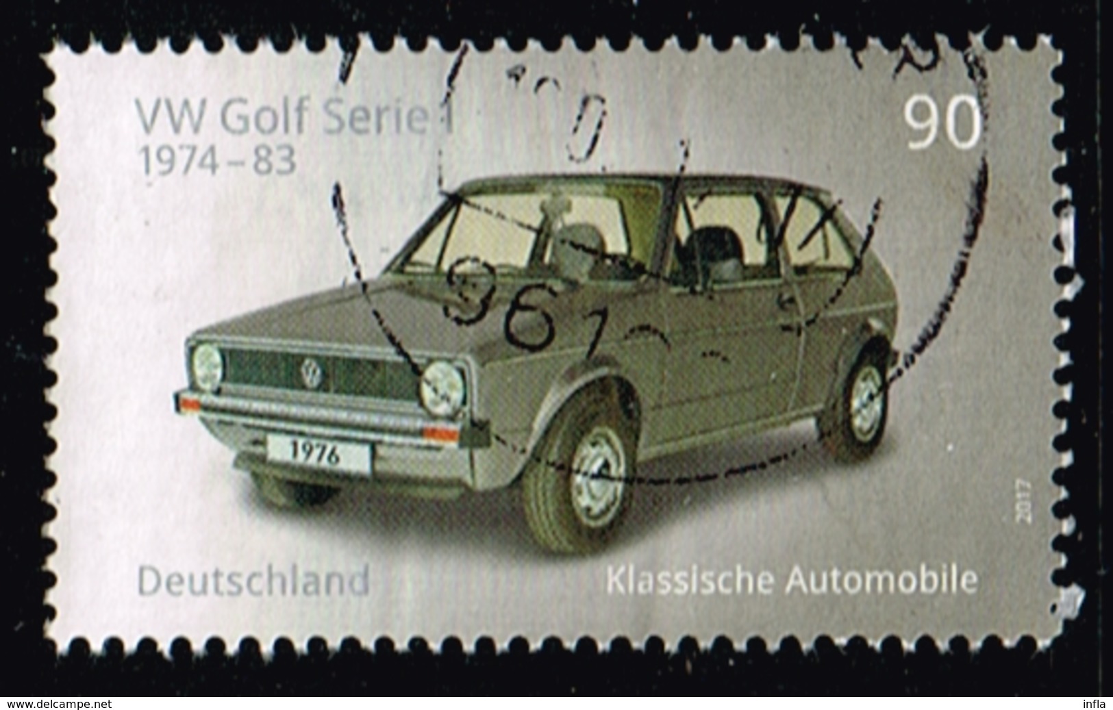 Bund 2017,Michel# 3298 O VW Golf 1 - Used Stamps