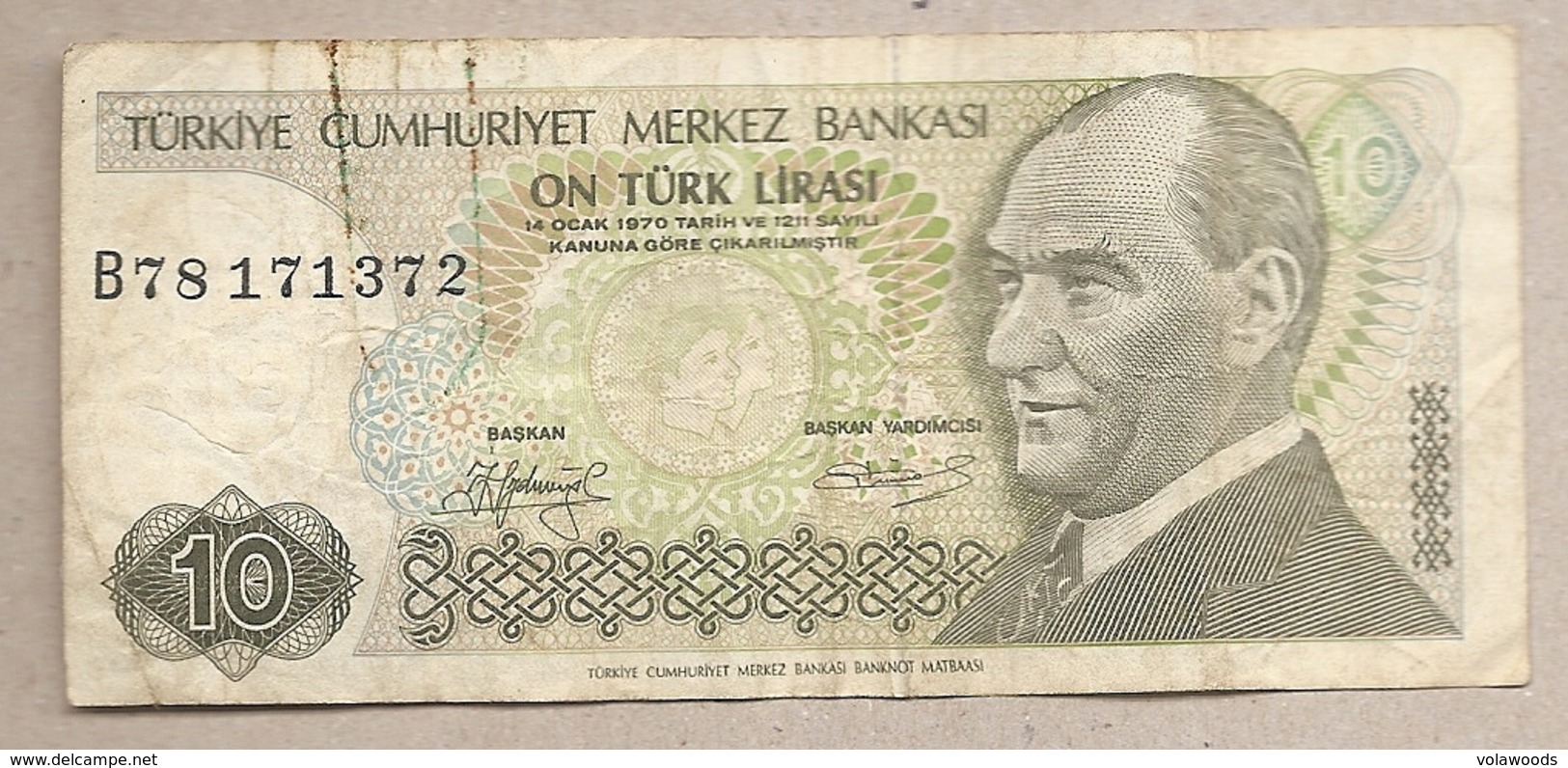 Turchia - Banconota Circolata Da 10 Lire P-192a.1 - 1979 #19 - Turchia