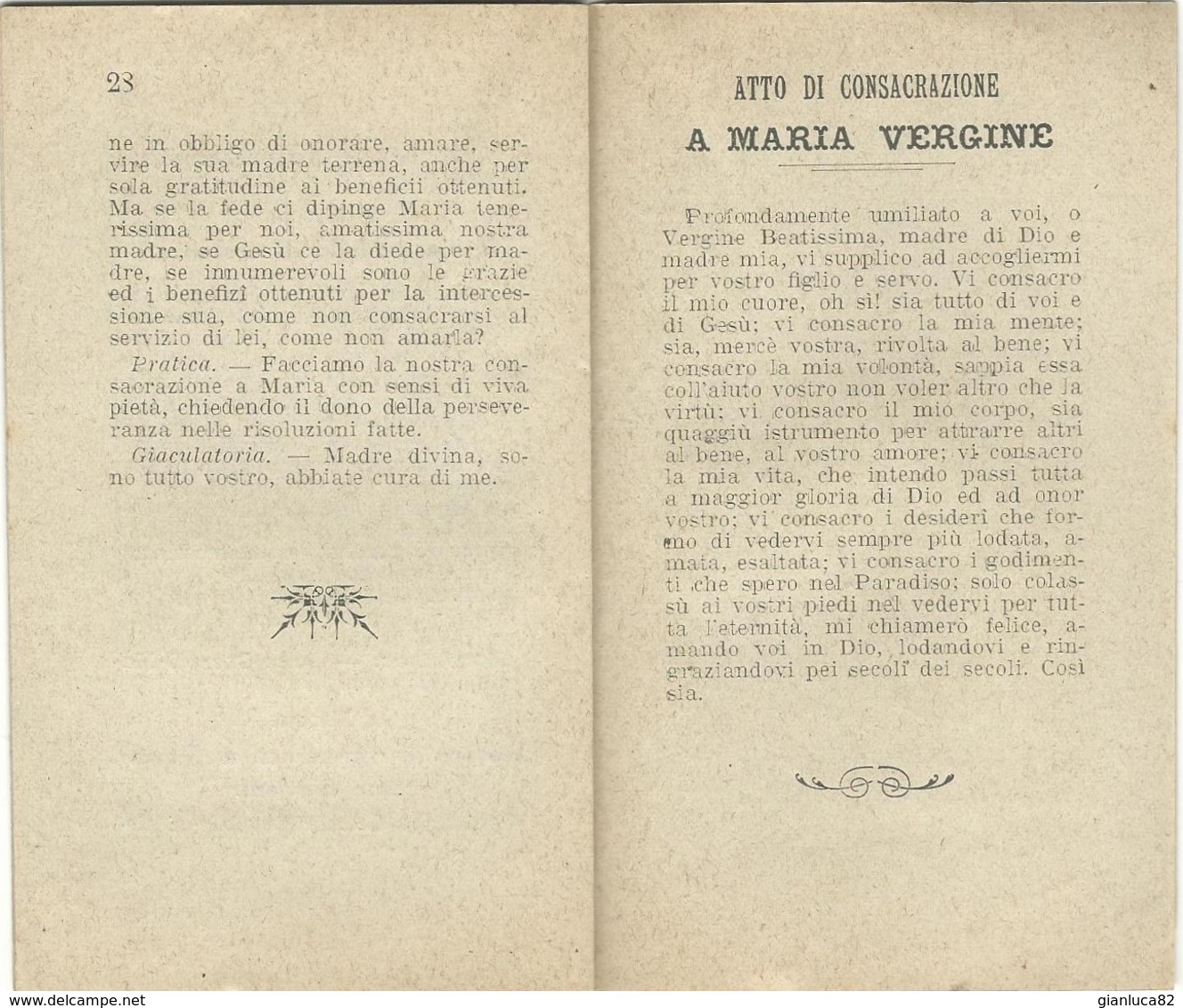 Libro Di Preghiere Fiorellini Del Santuario S.Cuore Mese Di Maggio A Maria Busto Arsizio Pag,32 190 ...  N72 - Libri Antichi