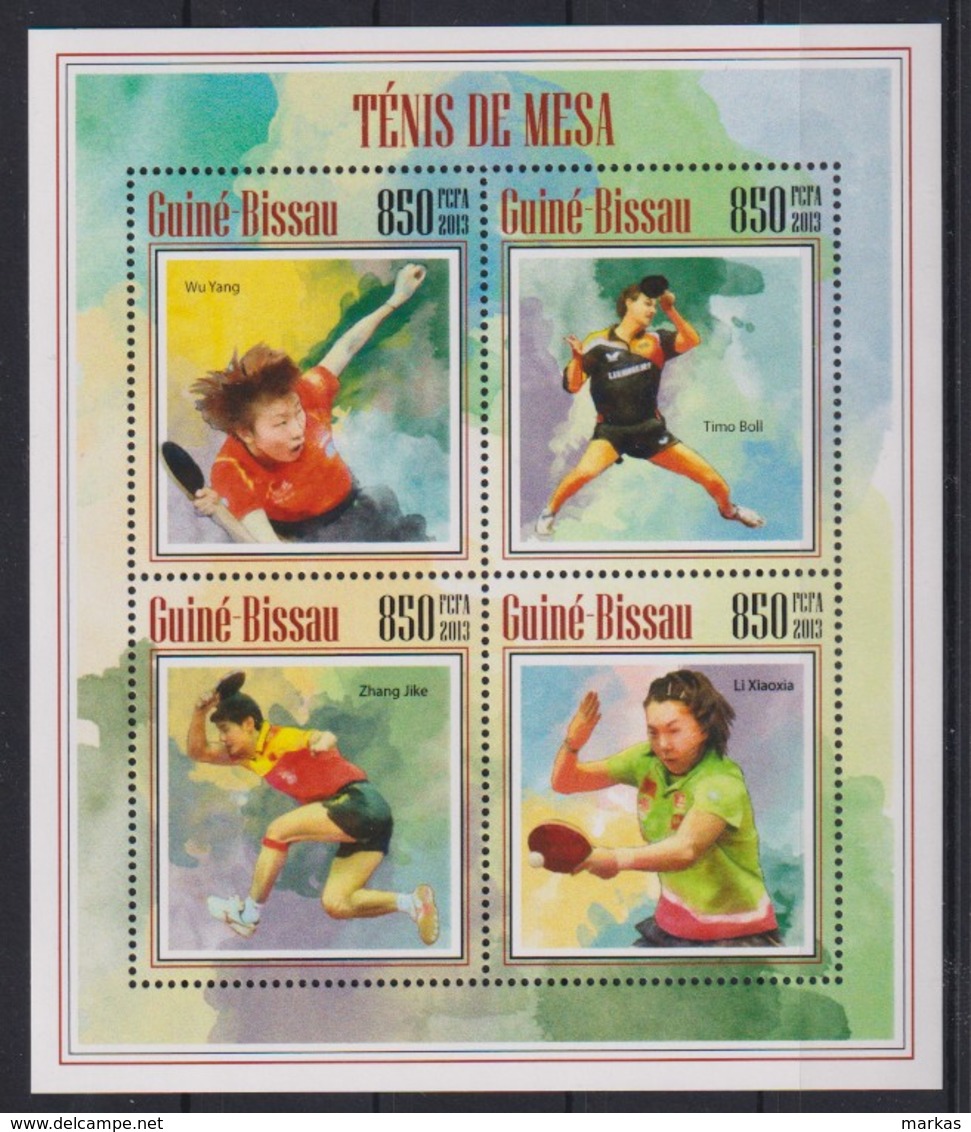 F345. Guinea-Bissau - MNH - 2013 - Sports - Table Tennis - Other & Unclassified