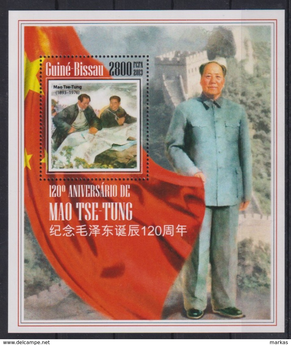 F345. Guinea-Bissau - MNH - 2013 - Famous People - Mao Tse-Tung - Bl. - Other & Unclassified